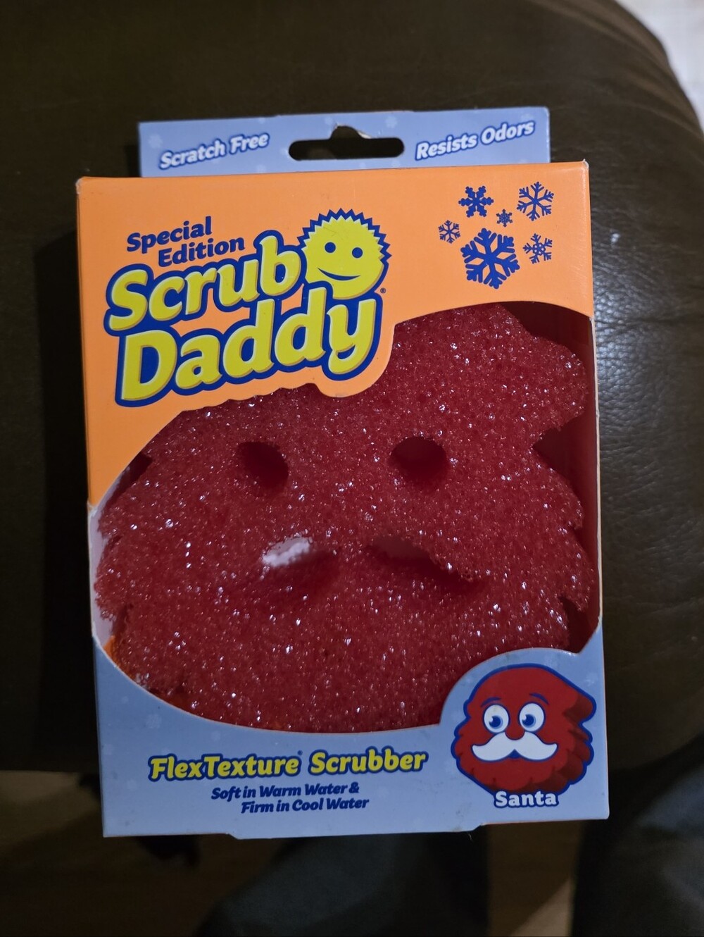 Special Edition Santa Red Flex Texture Scrubber